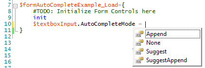 enable auto-complete in form_Load