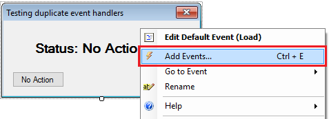 add events