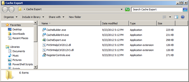 Cache Export Tool