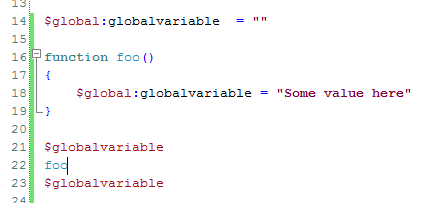 setting a variable from a child context: use $global or $script to modify the scope