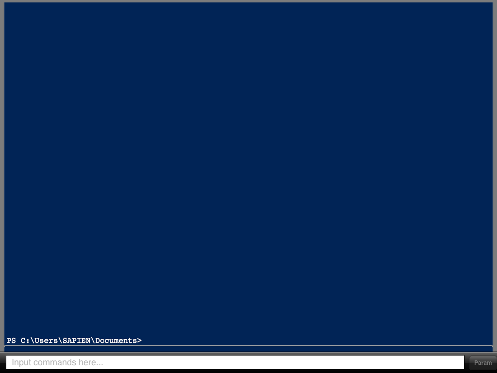 PowerShell Web console