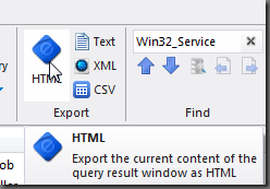 export your data in a number of different formats