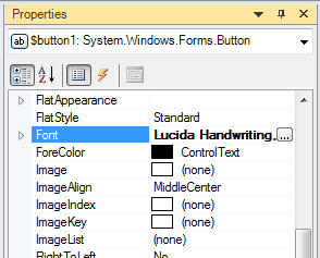 sample form properties