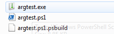 settings are stored per script in a .psbuild file