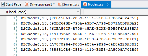 simple csv