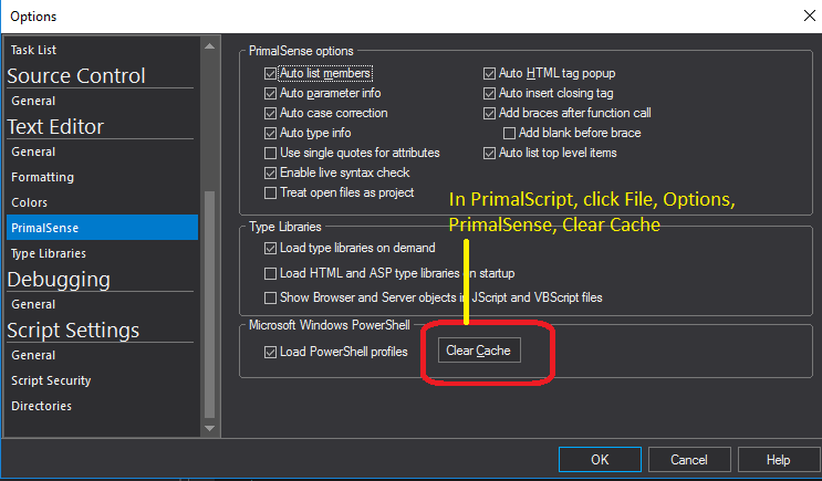 PSR refresh local cache