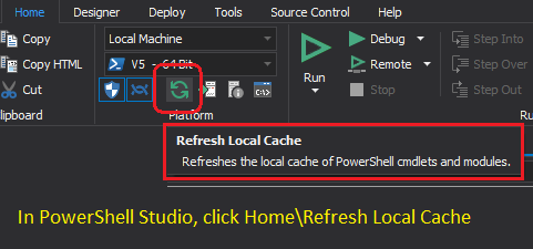 SPS refresh local cache