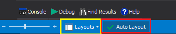 you can turn Auto-Layout off