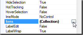 Item Collection Editor via Property