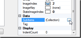 SubItems in Collection Editor