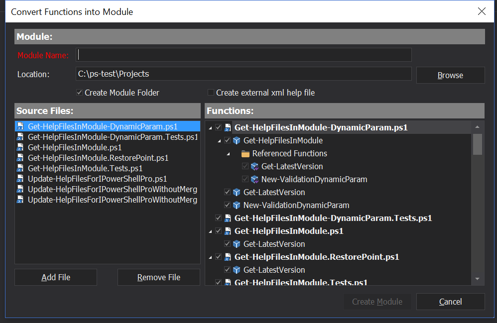 NewModuleFromFunctions